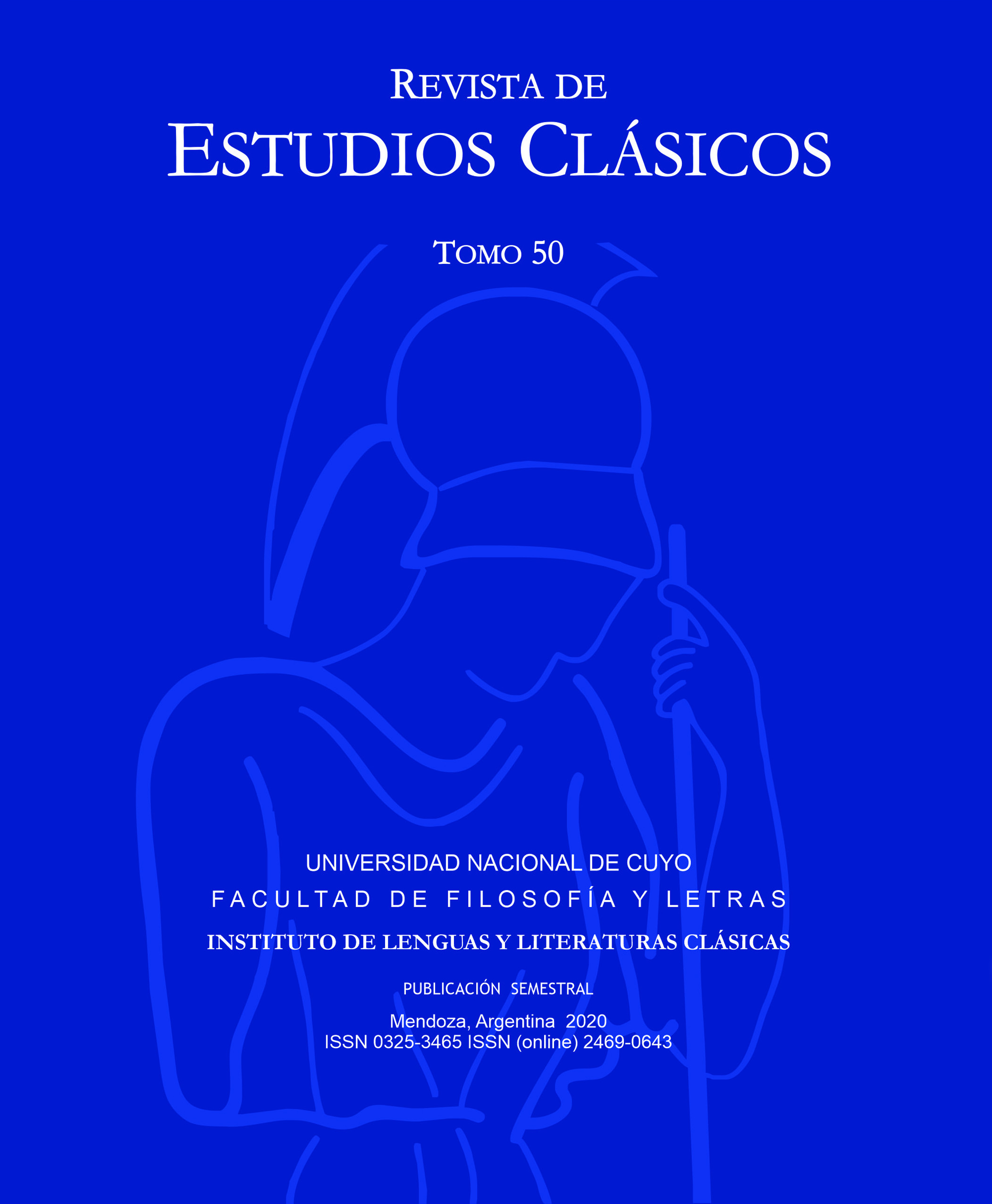 apa de la Revista de Estudios Clásicos, Tomo 50, 2020