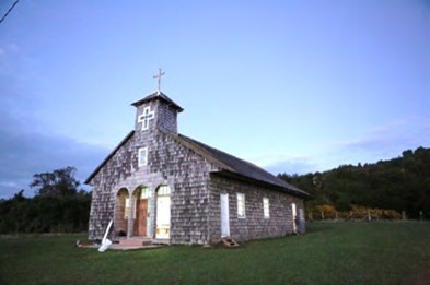 Iglesia terminada, preparativo para cierre, 2018.
