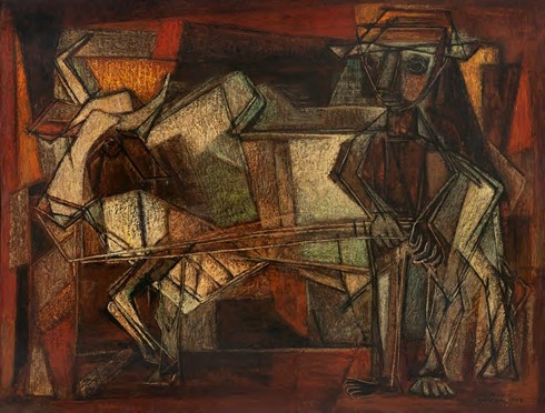 Sin título. Oleo Sobre Tela. 1957