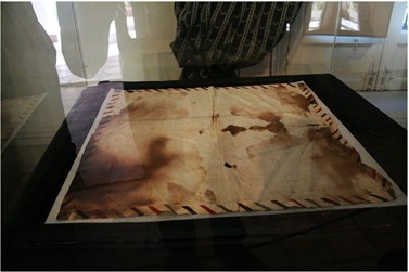Pañuelo con sangre, Sala de la tragedia, Palacio San José, Entre Ríos