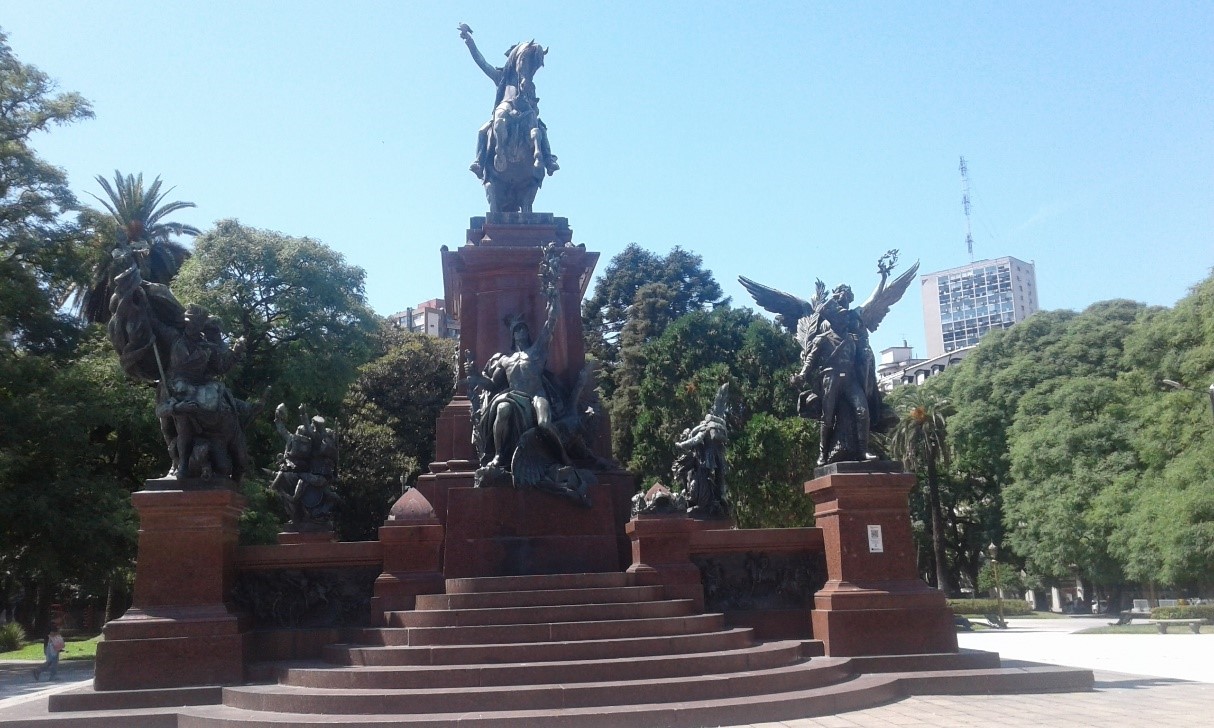 Monumento ecuestre de San Martín en la actualidad[26]