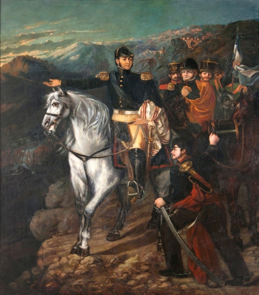Cruce de los Andes de Martín Boneo (1865).[28]