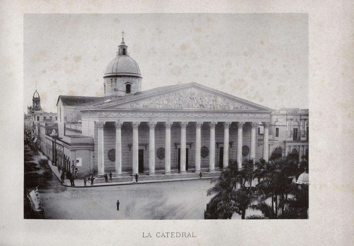 Frente de la Catedral de Buenos Aires en 1891.[32]