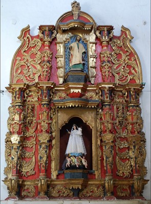 Colateral de la Virgen de la Candelaria, Tecoh.Autor desconocido, segunda mitad del siglo XVIII. 2015