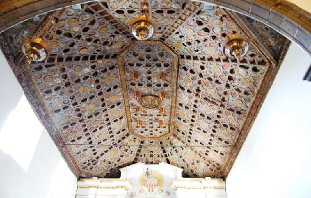 Techumbre del presbiterio, 1664-1665, Santuario del Cristo de los Dolores, Tacoronte (Islas Canarias, España)