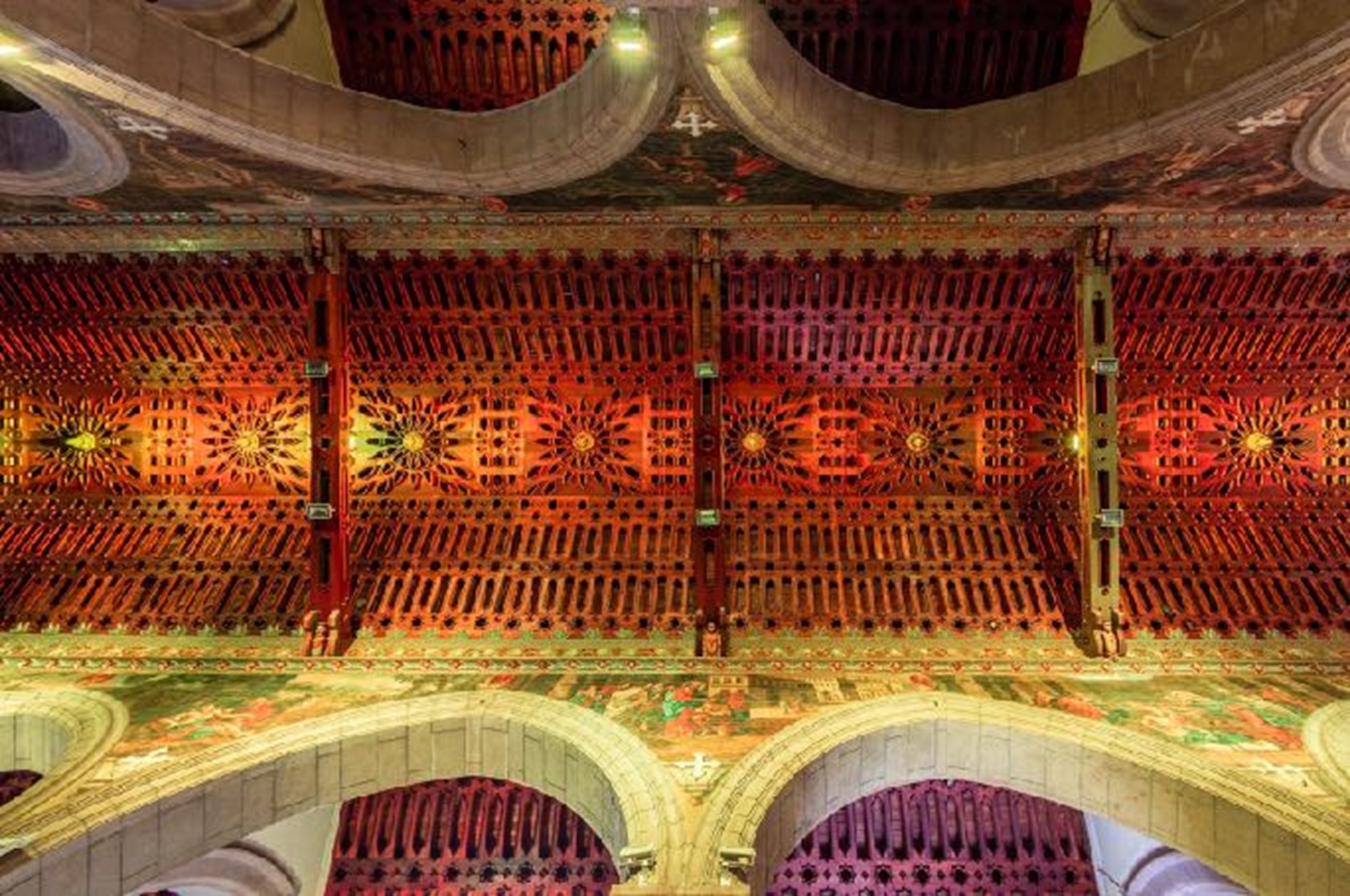 Techumbre central y laterales, 1797, Catedral metropolitana, Quito (Ecuador).