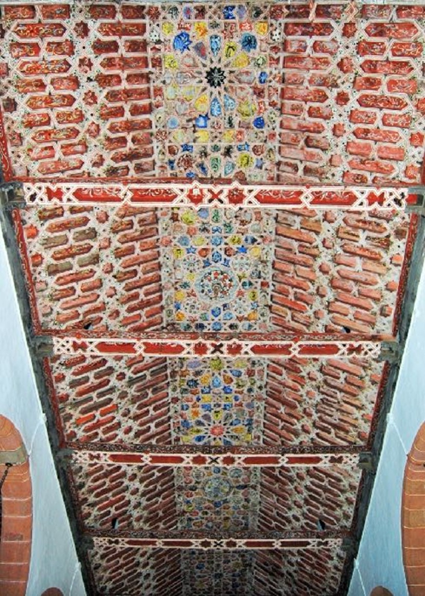 Techumbre de la nave central, Gaspar Núñez (2ª mitad del s. XVI), Juan de Sosa (1605), Iglesia del Salvador, Santa Cruz de La Palma (Islas Canarias, España)