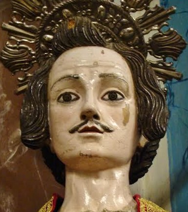 Cabezas de San Juan Evangelista, Francisco Alonso de la Raya y Blas García Ravelo (atrib.), anterior a 1657, Iglesia de Santa Ana, Garachico / Anónimo canario, siglo XVII, Iglesia de San Antonio de Padua, El Tanque (Tenerife, España)). 