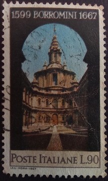 Italia (Y.T. 982) Año 1967 Huecograbado (24 x 40) mm [2]