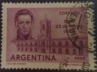 Argentina (Y.T. 619). Año 1960. Huecograbado (37 x 27) mm [22]