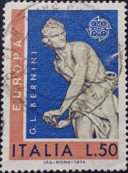  Italia (Y.T.1171) Año 1974Huecograbado (30 x 40) mm[35]