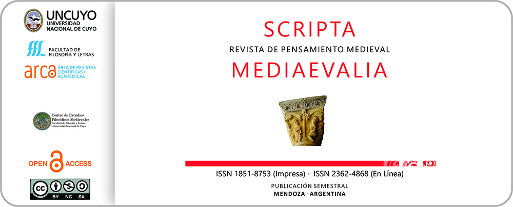 imagen de inicio revista Scripta Mediaevalia