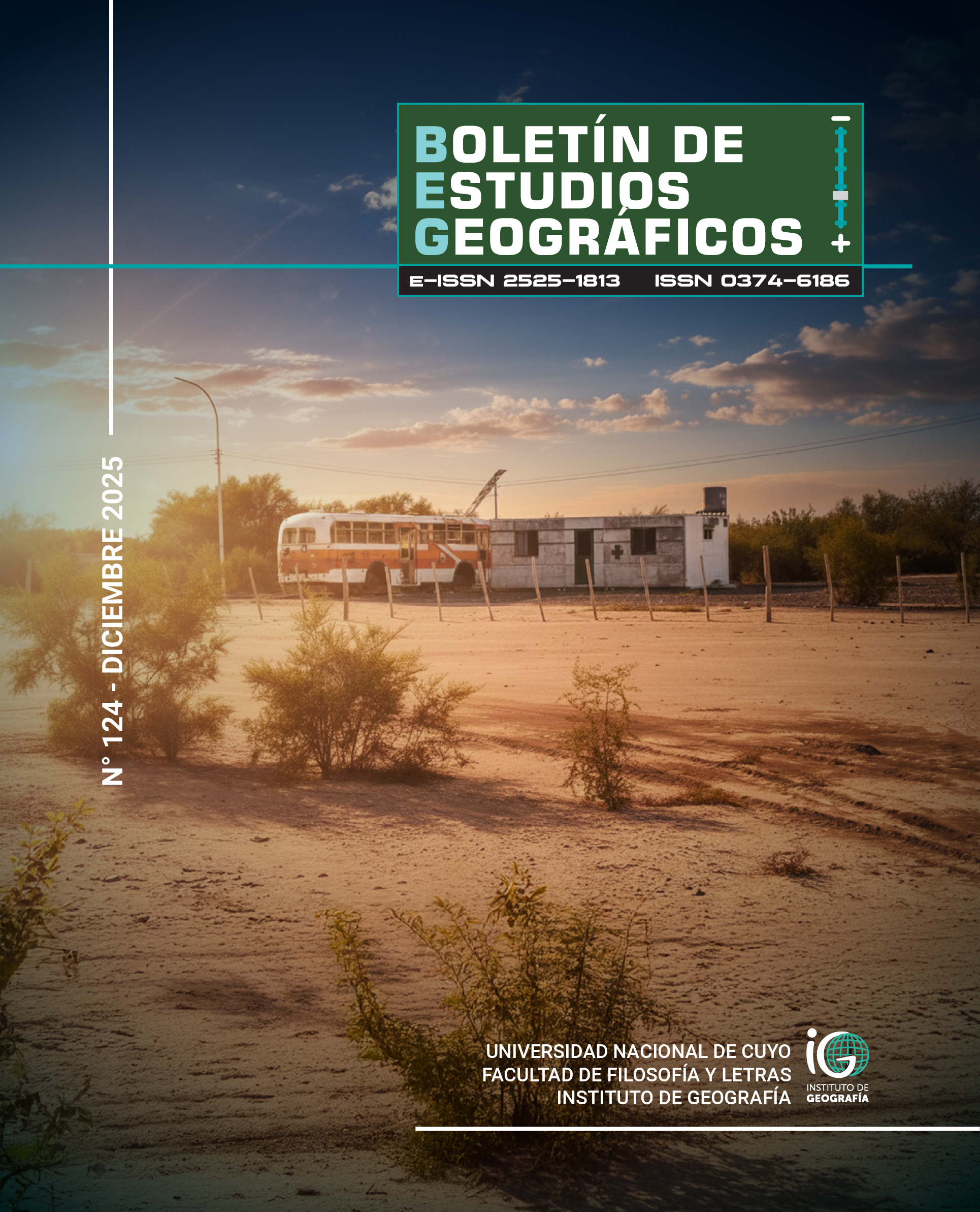 Foto de la posta sanitaria San Gabriel (Departamento de Lavalle, Mendoza) fotografía tomada por Carolina Beceyro, diciembre de 2004. Coordenadas aproximadas: 32°19'39.11"S y 67°55'39.31"O. La antigua posta sanitaria San Gabriel, está localizada en el desierto lavallino, a unos 128 km de la Ciudad de Mendoza. En la imagen destaca el módulo habitacional donde se realizaba la atención y, junto a este, un trolebús abandonado. La posta estuvo en funcionamiento durante algunos años a partir de la década de 1990, para atender las necesidades de la población local, de distribución dispersa, con residencia en los puestos localizados en el interior de la zona árida. Actualmente existe un nuevo establecimiento asistencial. Edición de la fotografía realizada por Camila Britos Polastri
