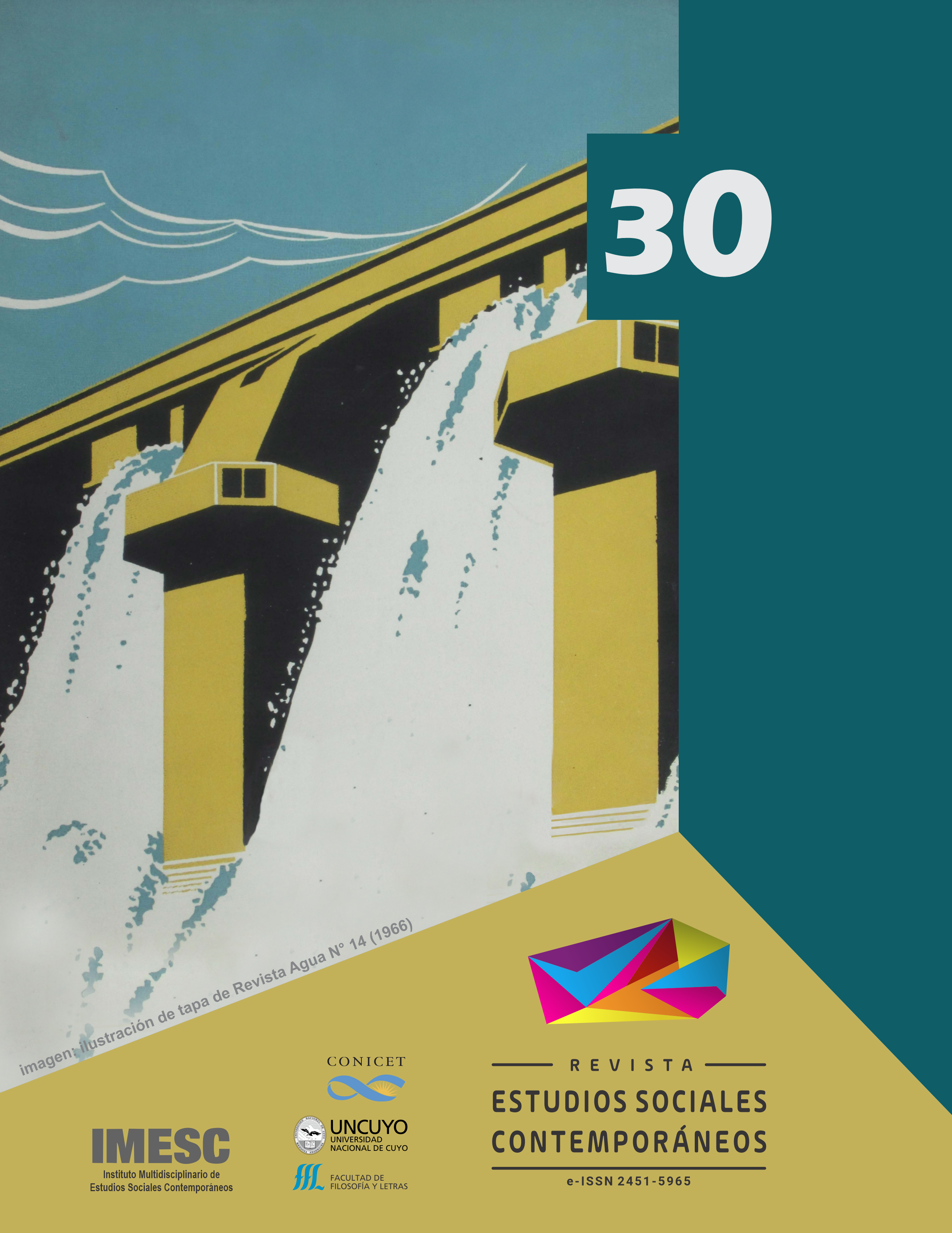 Tapa número 30 de la revista Estudios Sociales Contemporáneos
